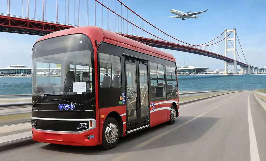 Right-Hand Drive 6m Electric City Buses for Compact Cities